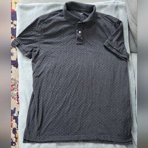 Old Navy Grey Polo Shirt Classic Cotton Blend